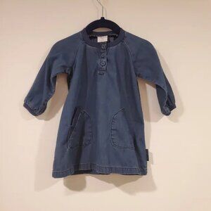 Polarn O. Pyret Denim Dress Infant's Size 4-6 Months